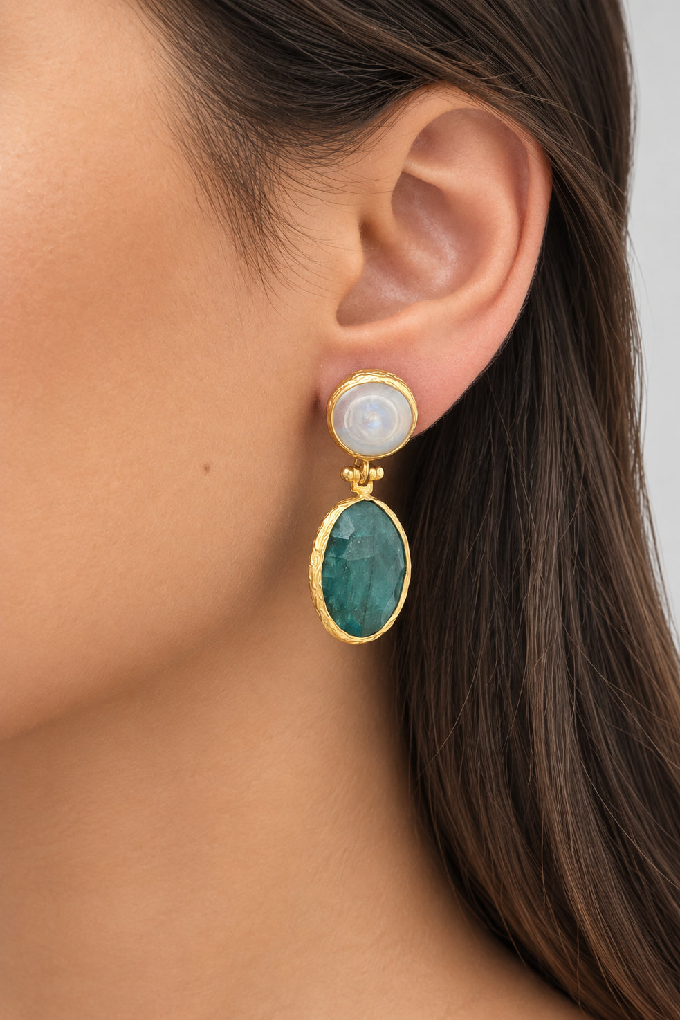 Verdant Goddess Drop Earrings