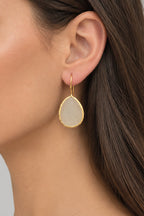 Classical Ivory Teardrop Earrings