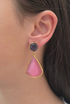Tears of Joy Earrings – Purple & Pink