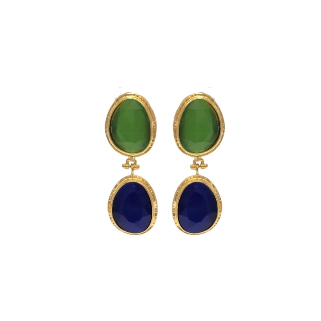 Cat's Eye Statement Earrings